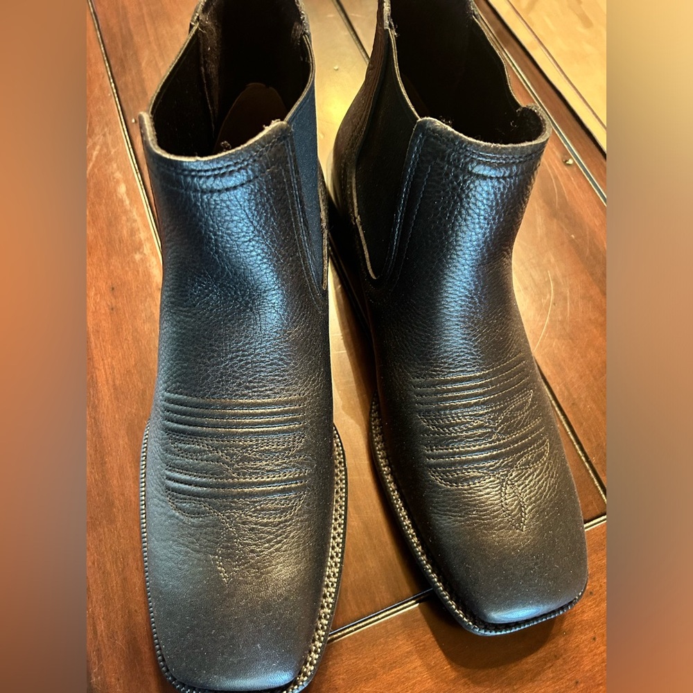 Brown ariat Bench Made Younger Western Boot